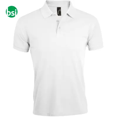 Polo bianca da uomo personalizzabile PRIME Sol's - Immagine 2