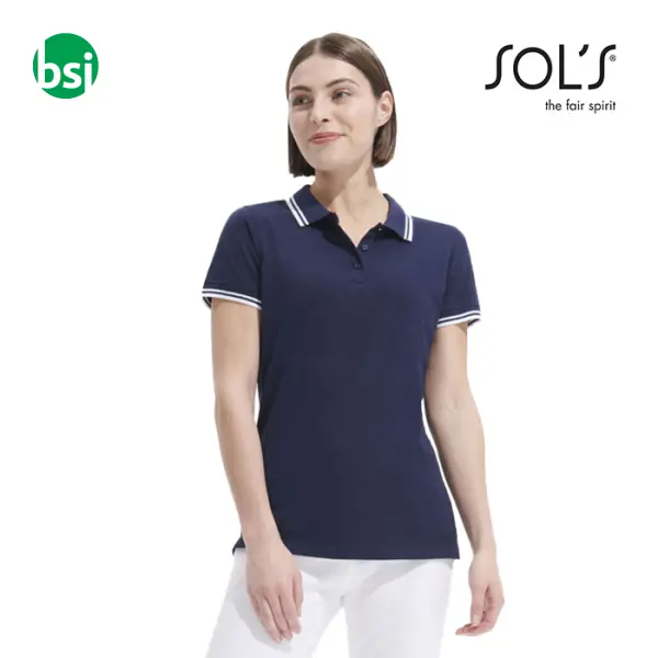 Polo donna personalizzabile PASADENA Sol's -  1