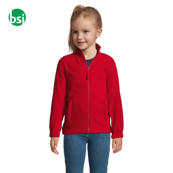 Giacca bambini con stampa logo NORTH Sol's -  5