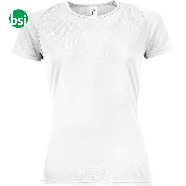 Magliette bianche da donna personalizzabili SPORTY Sol's -  2