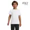 Magliette bianche da bambini personalizzate SPORTY Sol's - Anteprima 1