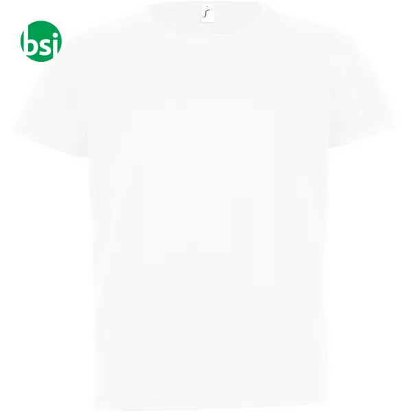 Magliette bianche da bambini personalizzate SPORTY Sol's -  2