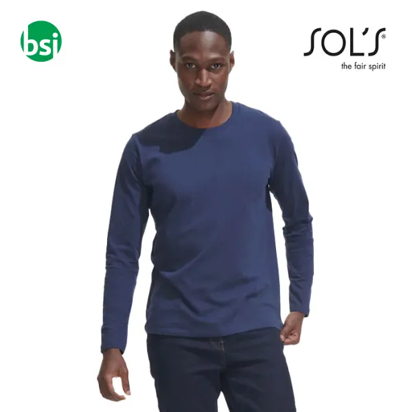 T-shirt uomo personalizzabili IMPERIAL LSL Sol's -  1