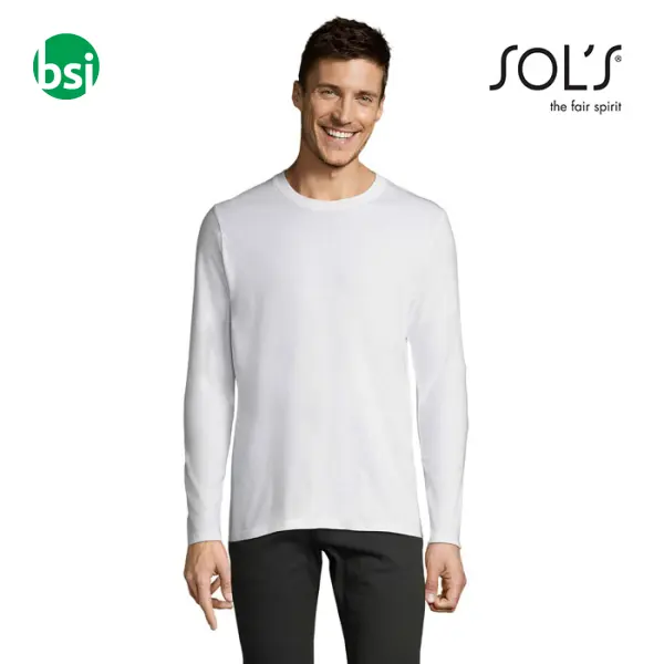 Magliette bianche uomo personalizzate IMPERIAL LSL -  1