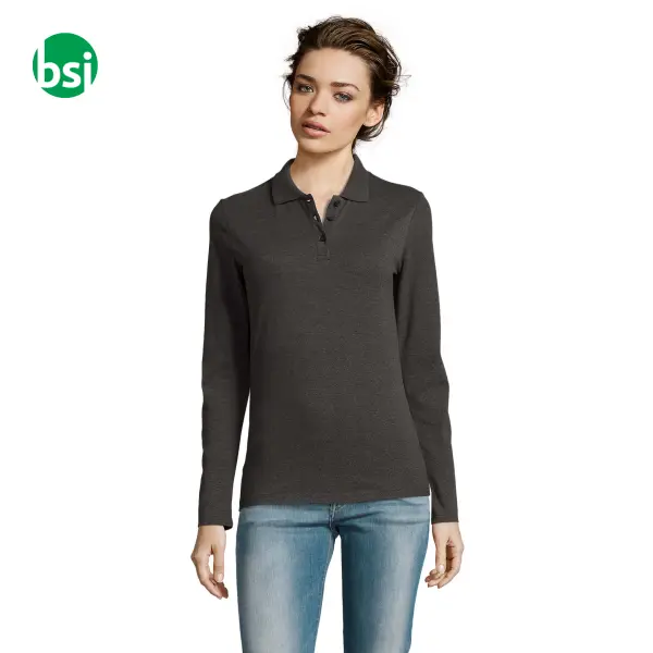 Polo donna personalizzata PERFECT LSL Sol's -  5