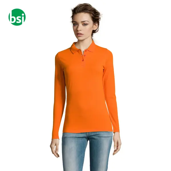 Polo donna personalizzata PERFECT LSL Sol's -  8