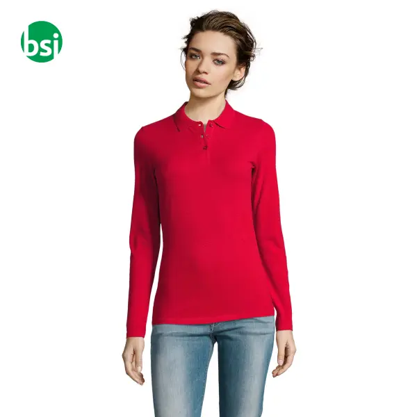 Polo donna personalizzata PERFECT LSL Sol's -  10