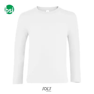 Magliette bianche da bambini con stampa IMPERIAL LSL Sol's - Immagine 2