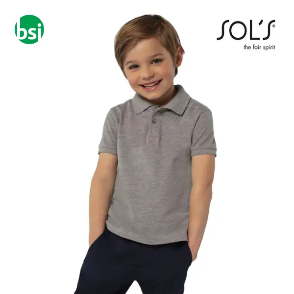 Polo bambini personalizzabile PERFECT Sol's -  1