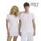 T-shirt bianche economiche unisex con logo SPRINT - Anteprima 1