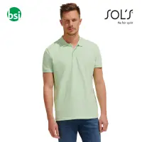 Polo uomo con stampa logo PLANET Sol's