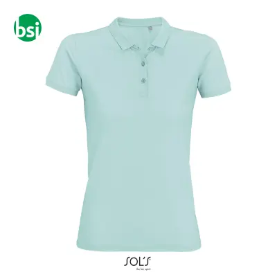 Polo donna con brand personalizzato PLANET Sol's - Immagine 2