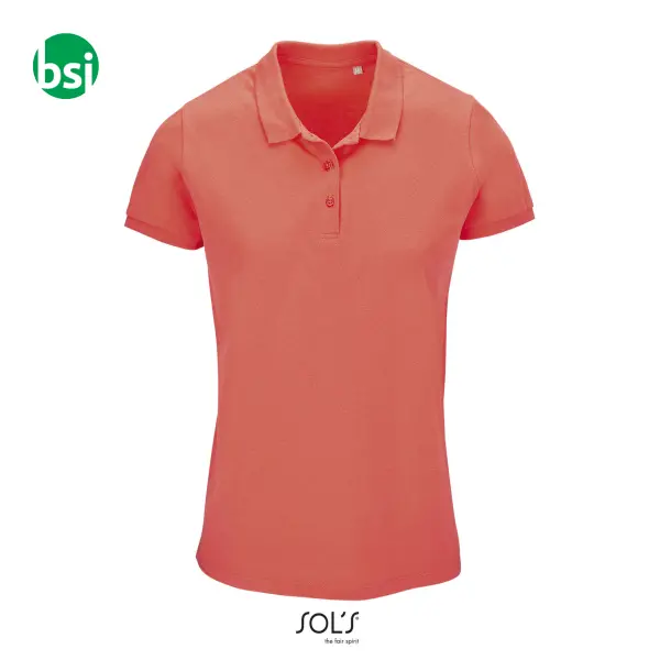 Polo donna con brand personalizzato PLANET Sol's -  12