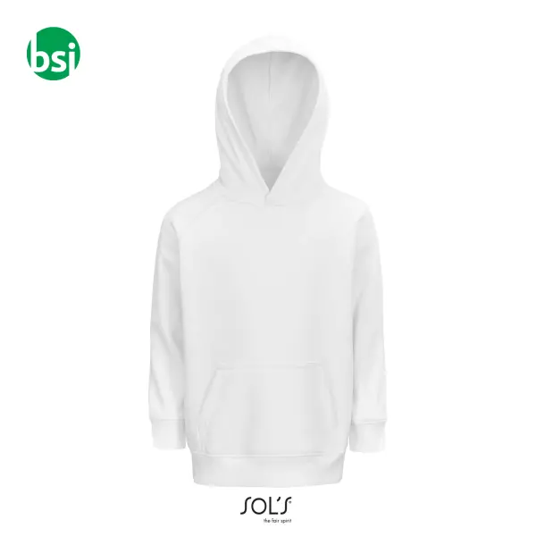 Felpa bianca per bambini con stampa logo STELLAR Sol's -  2