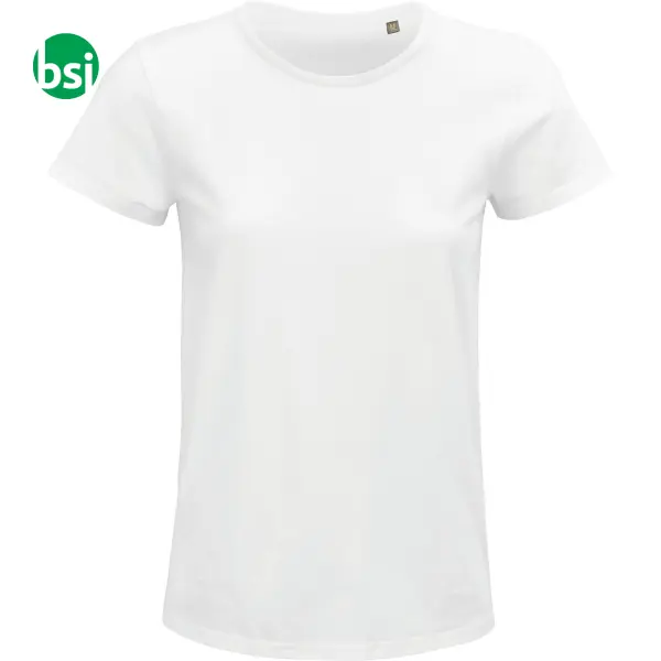 Magliette bianche da donna con stampa logo CRUSADER Sol's -  2