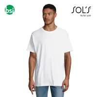 Magliette bianche da uomo personalizzabili BOXY Sol's