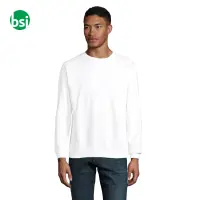 Felpa bianca unisex personalizzabile COLUMBIA Sol's