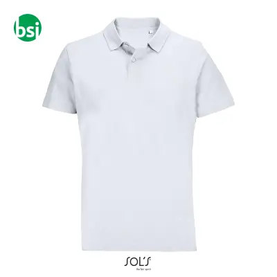 Polo bianca unisex personalizzabile PULSE Sol's - Immagine 2