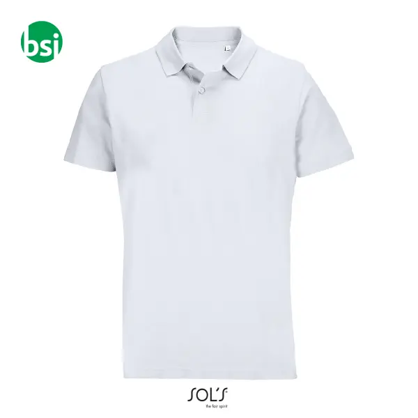 Polo bianca unisex personalizzabile PULSE Sol's -  2