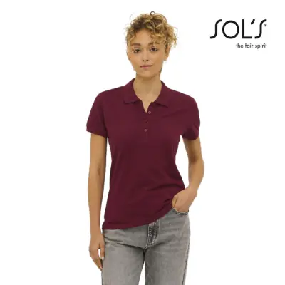 Polo donna logo PASSION Sol's