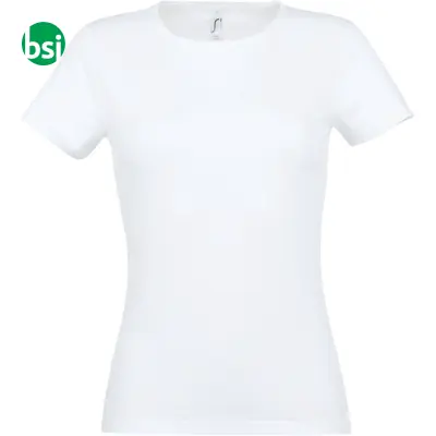 Magliette bianche da donna MISS Sol's - Immagine 2