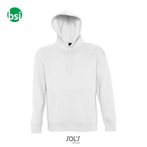Felpa bianca unisex personalizzabile SLAM Sol's -  2