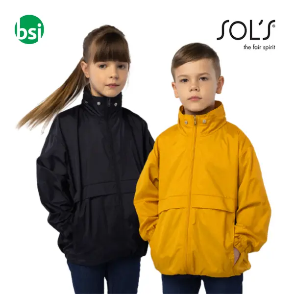 Giacca bambini con stampa logo SURF Sol's -  1