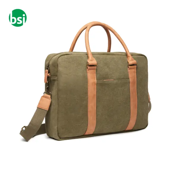 Borsa porta PC in canvas riciclato VINGA Bosler -  3