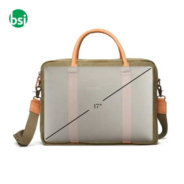 Borsa porta PC in canvas riciclato VINGA Bosler -  5