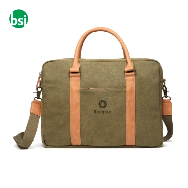Borsa porta PC in canvas riciclato VINGA Bosler -  6