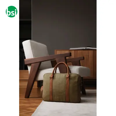 Borsa porta PC in canvas riciclato VINGA Bosler - Immagine 7
