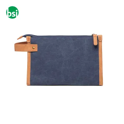 Cosmetic bag VINGA Bosler in canvas riciclato GRS - Immagine 9