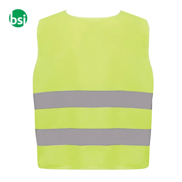 Gilet di sicurezza in PET riciclato GRS 7-12 anni -  8