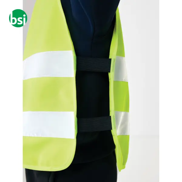 Gilet di sicurezza in PET riciclato GRS 7-12 anni -  7