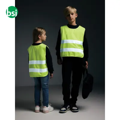 Gilet di sicurezza in PET riciclato GRS 7-12 anni - Immagine 10