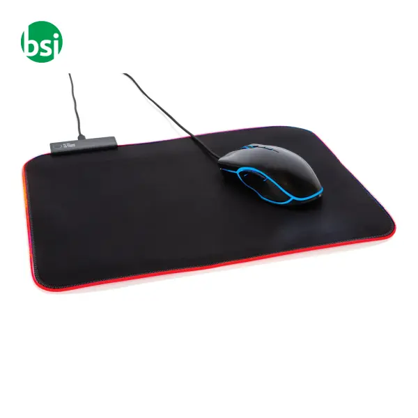 Tappetino mouse gaming RGB personalizzabile -  3
