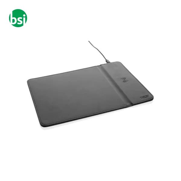 Tappetino mouse con ricarica wireless 10W -  1