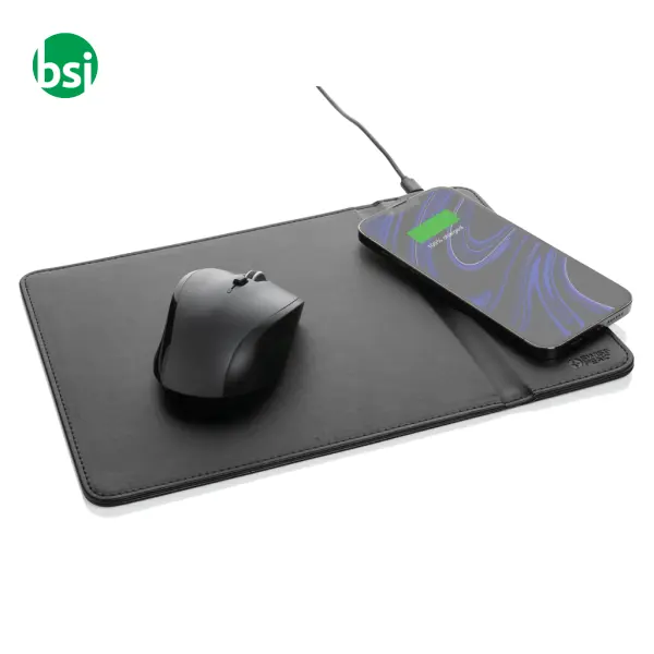 Tappetino mouse con ricarica wireless 10W -  3