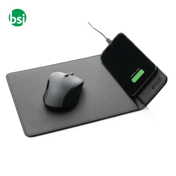 Tappetino mouse con ricarica wireless 10W -  5