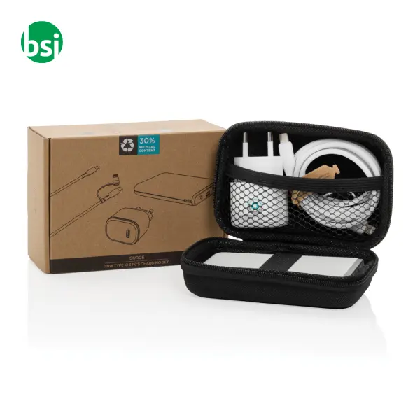 Set ricarica type C 20W 3 pezzi Surge in rPET RCS -  3