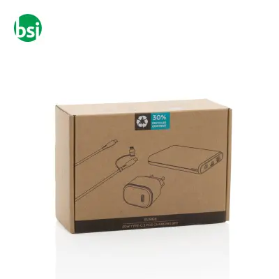 Set ricarica type C 20W 3 pezzi Surge in rPET RCS - Immagine 8