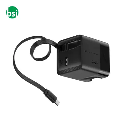 Caricatore GaN 65W cavo retrattile Urban Vitamin - Immagine 4