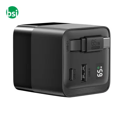 Caricatore GaN 65W cavo retrattile Urban Vitamin - Immagine 7