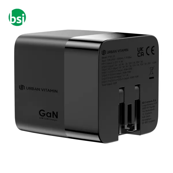 Caricatore GaN 65W cavo retrattile Urban Vitamin -  8