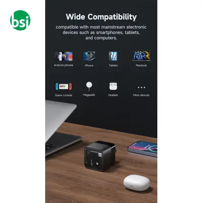 Caricatore GaN 65W cavo retrattile Urban Vitamin - Immagine 12