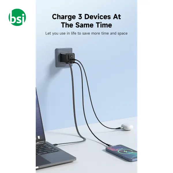 Caricatore GaN 65W cavo retrattile Urban Vitamin -  10