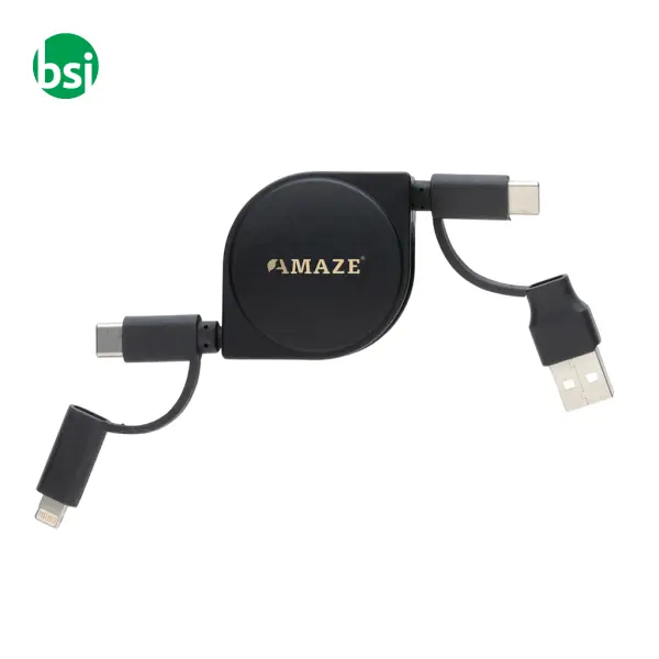 Cavo 6 in 1 RCS standard in plastica riciclata e -  6