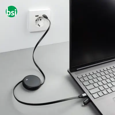 Cavo retrattile 240W 2in1 Terra in alluminio RCS - Immagine 11