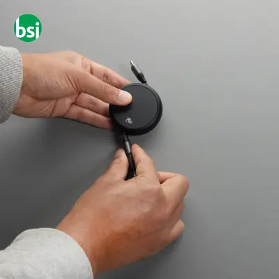 Cavo retrattile 240W 2in1 Terra in alluminio RCS - Immagine 12