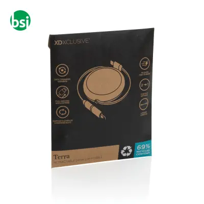 Cavo retrattile 240W 2in1 Terra in alluminio RCS - Immagine 8